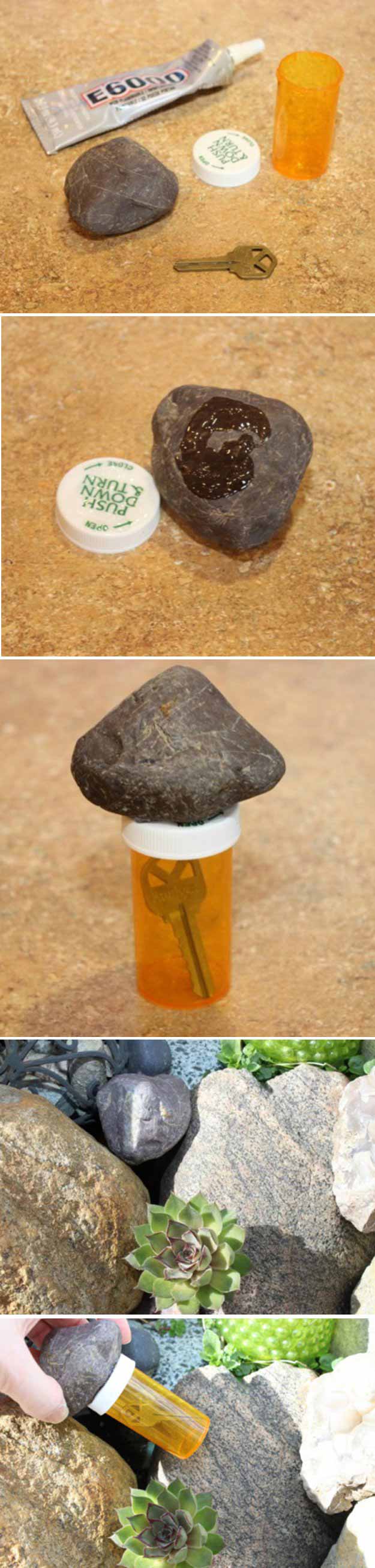 Awesome-DIY-Uses-for-Pill-Bottles-Concealed-Key