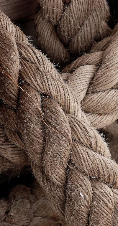 the color of rope enters the taupe palette