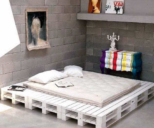 A STACK OF PALLETS AND A SIMPLE MATTRESS IS ALL THAT IS REQUESTED