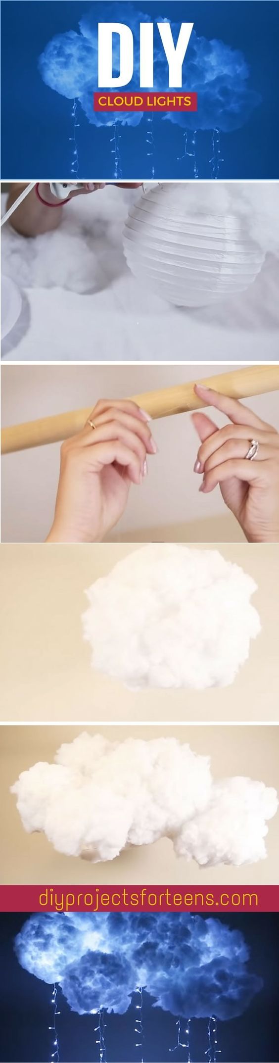 diy magic light cloud fixture