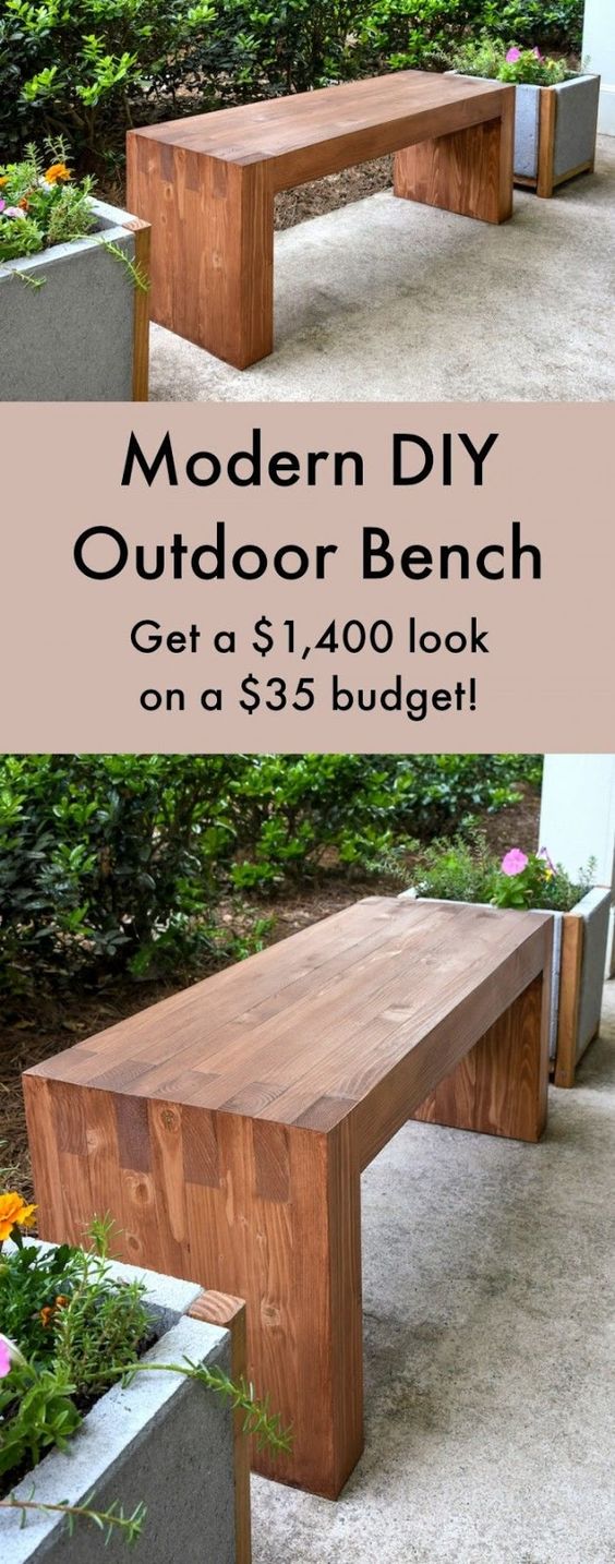 williams sonoma diy outdoor replica bench