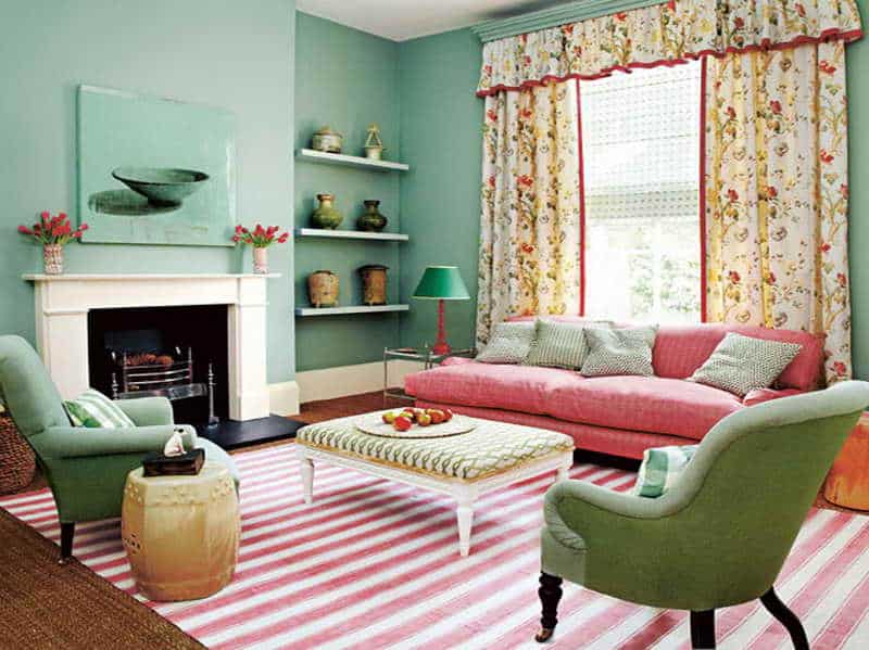 Mint-Green-Room-Ideas-with-striped