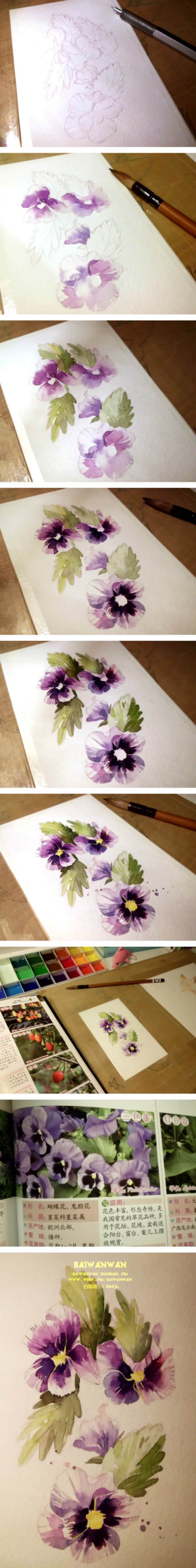 5. WATER-COLORING IS ALL ABOUT LAYERING TONES AND PLAYING WITH WATER