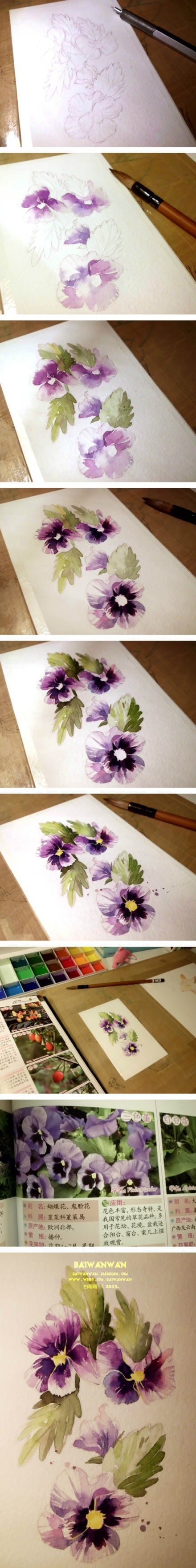 15. START YOUR PAINTING BY ATTACHING THE WATERCOLOR PAPER ON A WOODEN BOARD