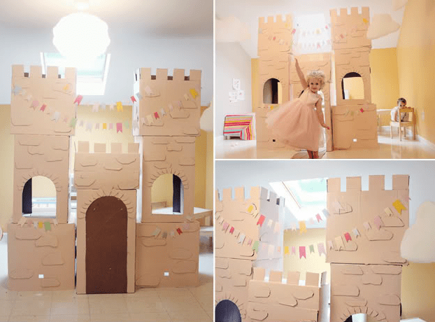 Cardboard-castle