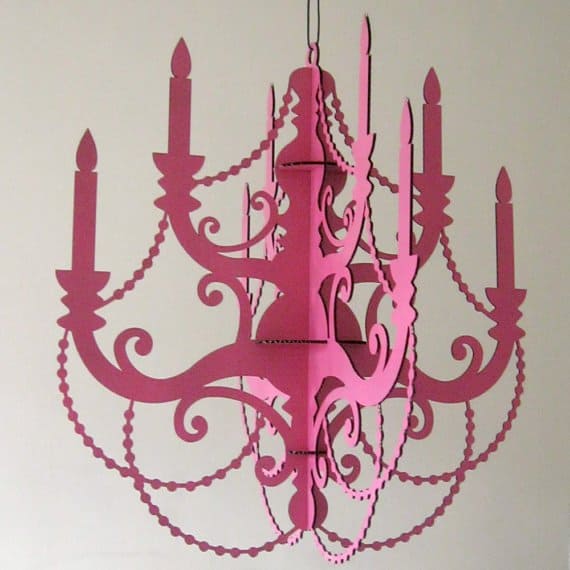 DIY-cardboard-chandelier