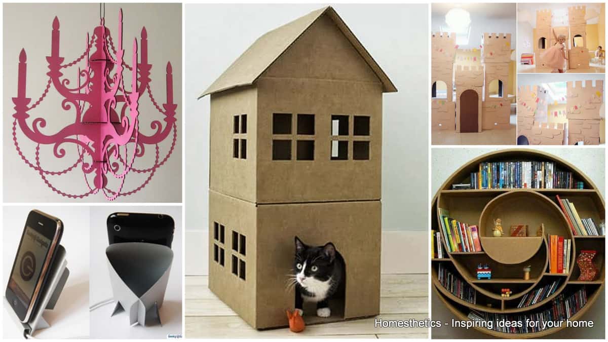 Ingeniously Creative Cardboard Projects to Realize at Home
