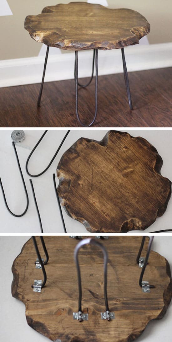 Rustic-Stool-with-Hairpin-Legs