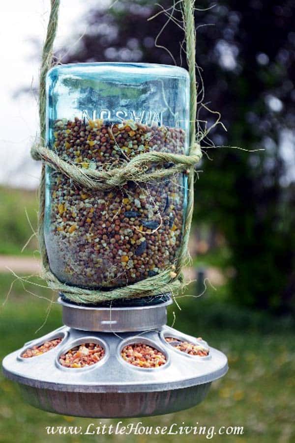 20 Epic DIY Chicken Feeder Re-purposing Ideas to Realize homesthetics (17)