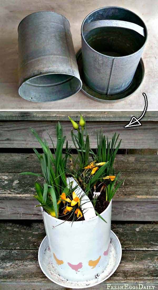 20 Epic DIY Chicken Feeder Re-purposing Ideas to Realize homesthetics (3)