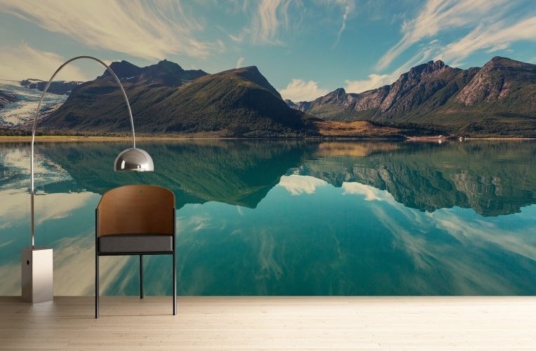 Norwegian-fjord WALLPAPER WALL ACCENT IDEAS