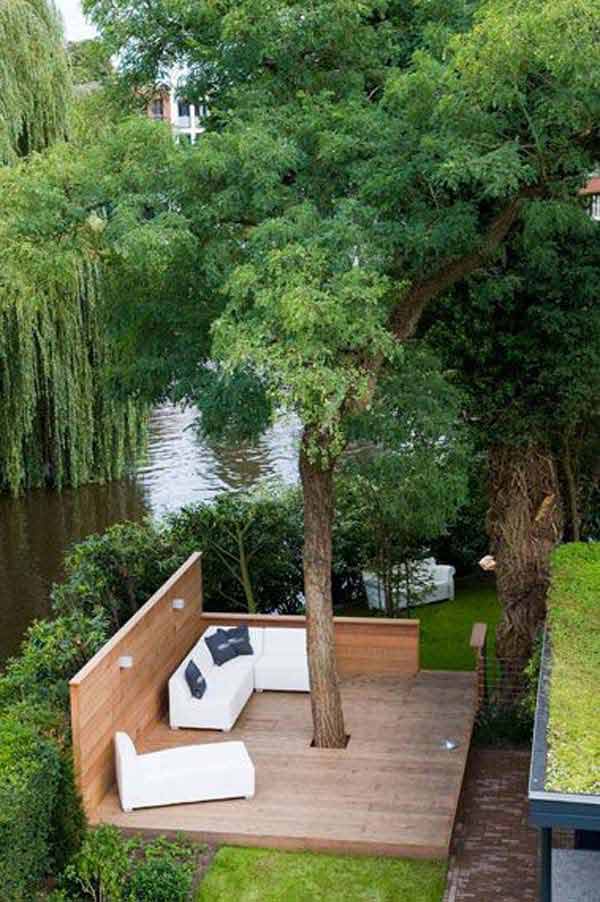 Simply Spectacular Cozy Seats Around a Tree homesthetics (3)