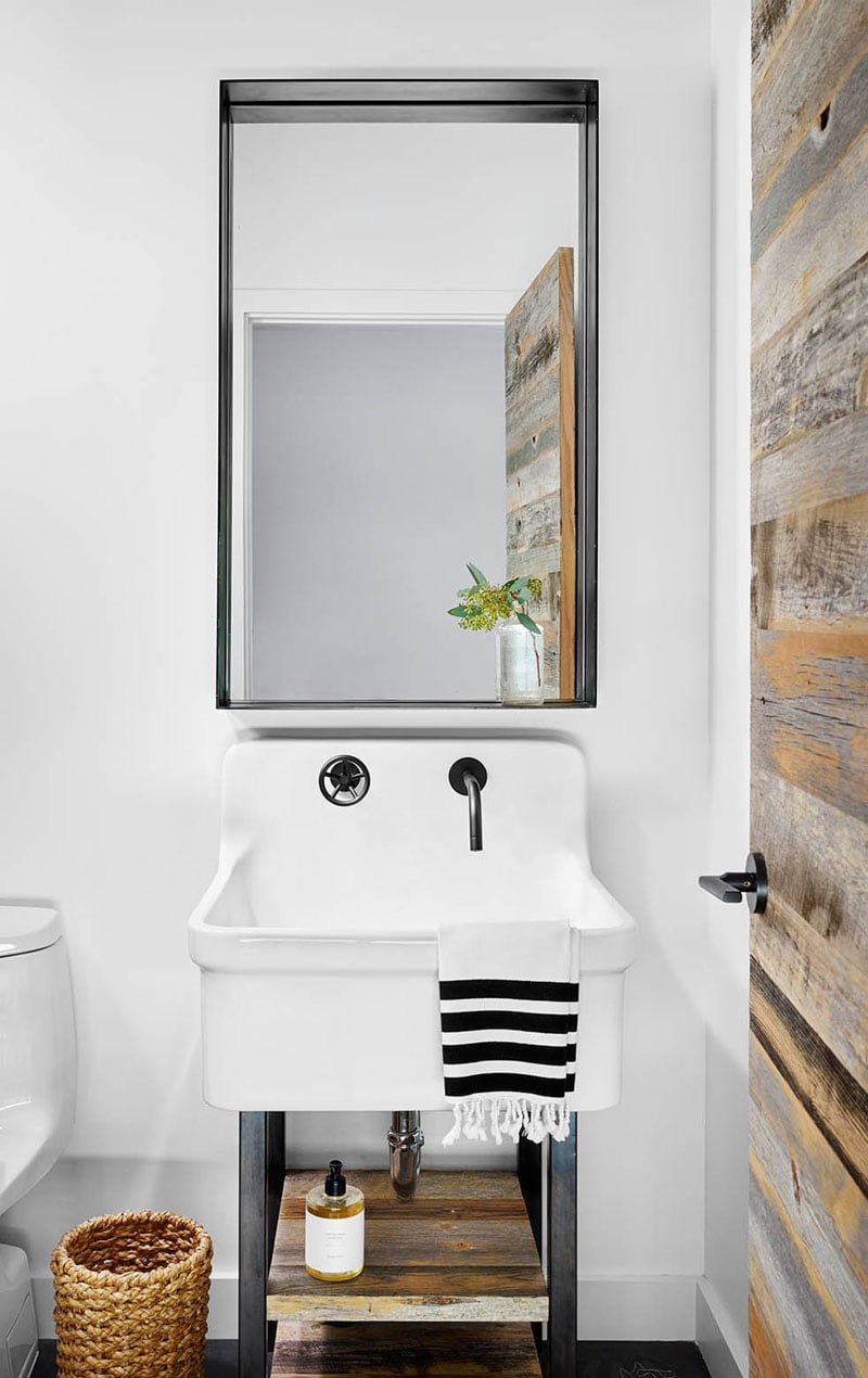 2. black and white bathroom accessories used in a blank white background