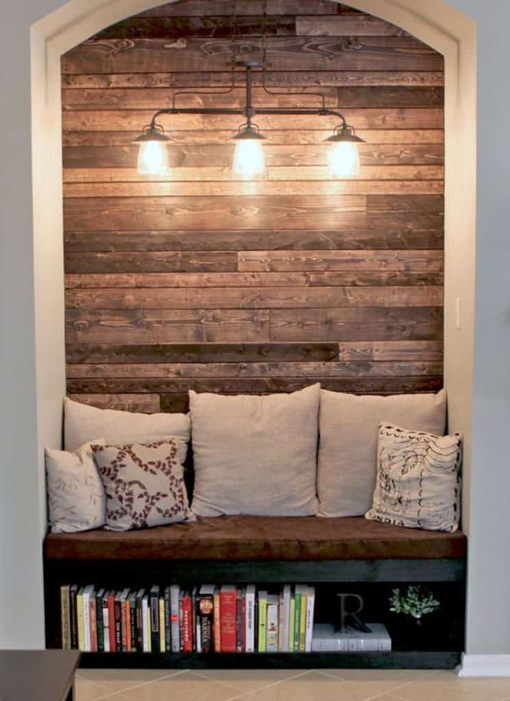 WOOD WALL ACCENT IDEA