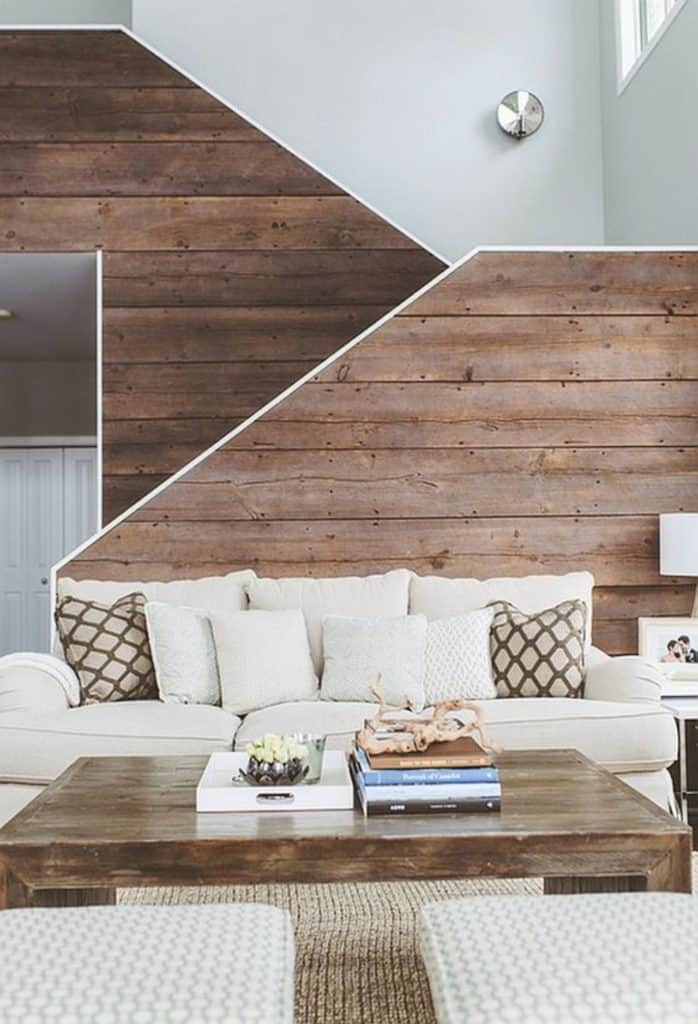 WOOD WALL ACCENT IDEA