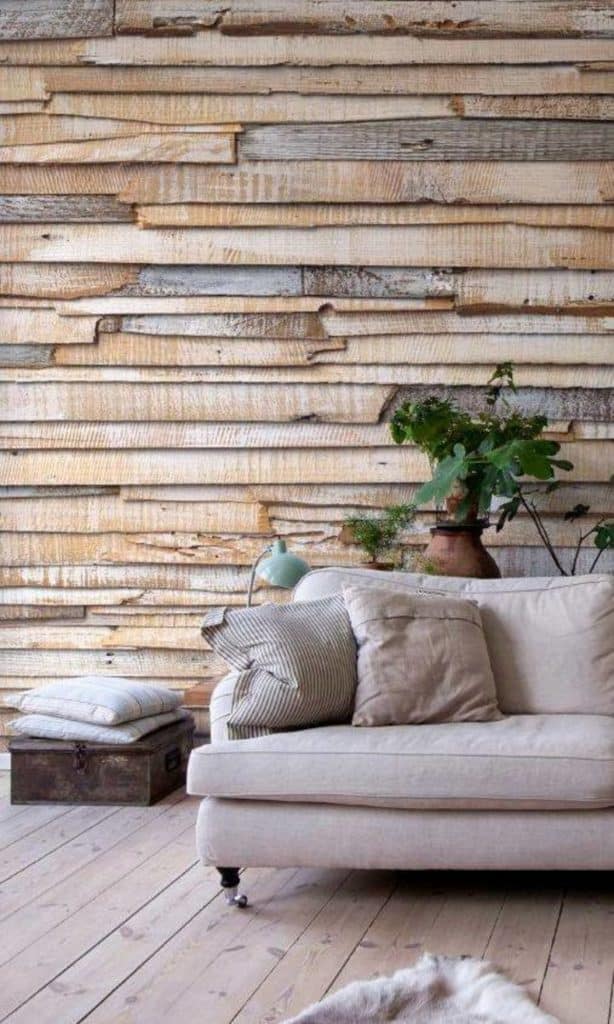 WOOD WALL ACCENT IDEA