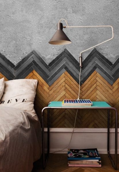 CHEVRON PATTERNS WALL ACCENT IDEAS