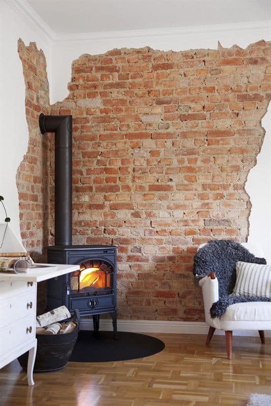 BRICK WALL ACCENT IDEAS