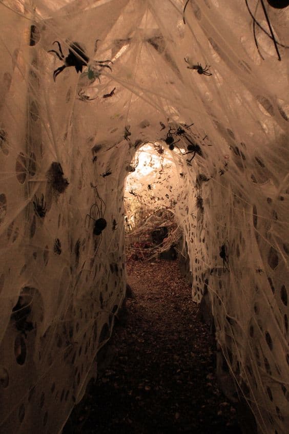 2. CREATE A TUNNEL HAUNTED BY SPIDERS