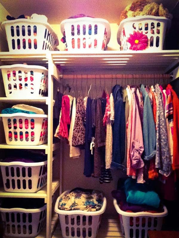Clothes Storage Solved by 17 Ingenious Low-Cost DIY Closets Swiftly (1)