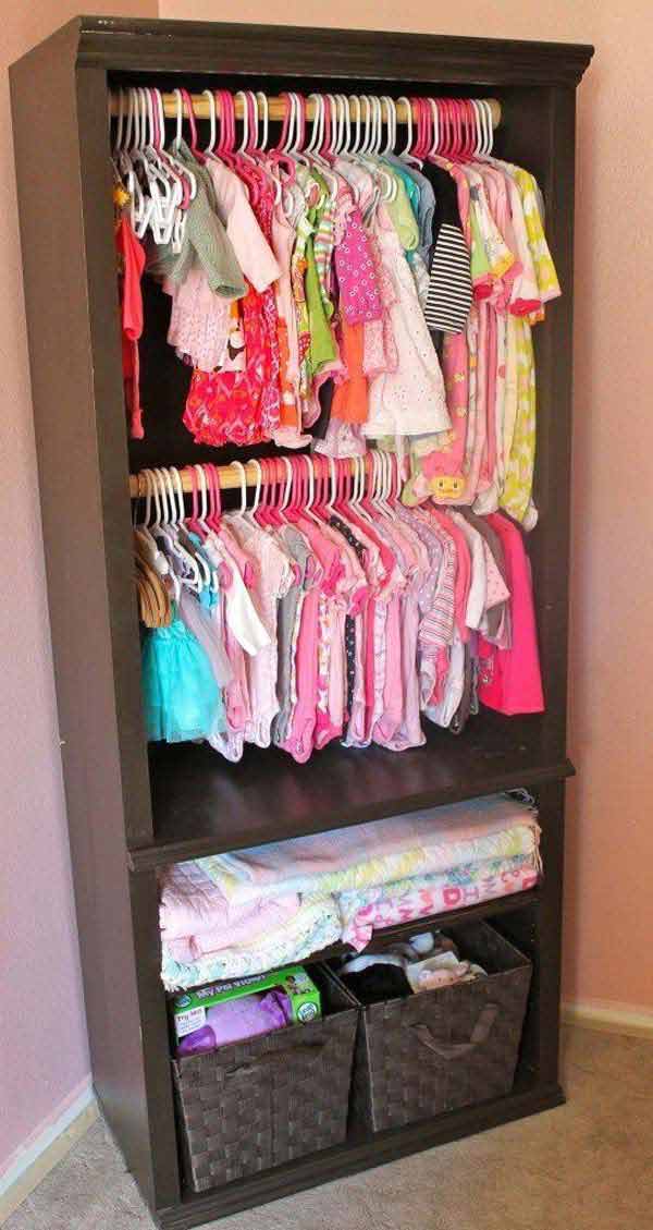 Clothes Storage Solved by 17 Ingenious Low-Cost DIY Closets Swiftly (10)