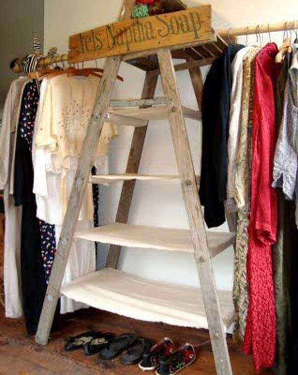 Clothes Storage Solved by 17 Ingenious Low-Cost DIY Closets Swiftly (11)