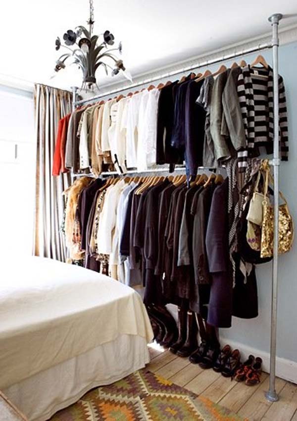 Clothes Storage Solved by 17 Ingenious Low-Cost DIY Closets Swiftly (3)