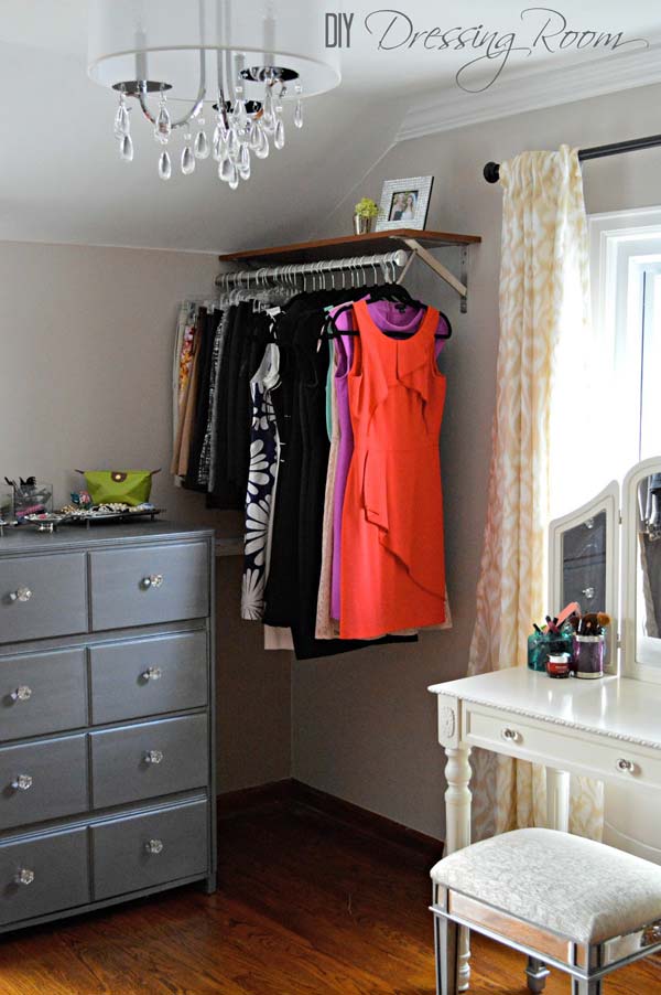 Clothes Storage Solved by 17 Ingenious Low-Cost DIY Closets Swiftly (5)