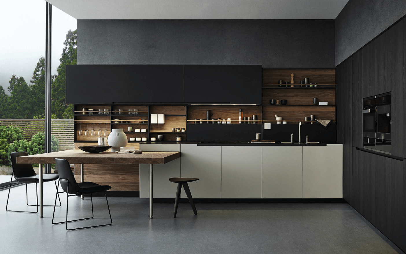 Step Out Of The Box With 31 Bold Black Kitchen Designs-homesthetics.net (4)