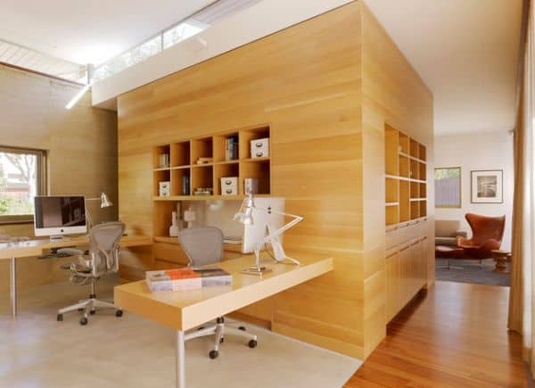 Twin-workstation-ome-office-design-for-those-who-are-easily-distracted