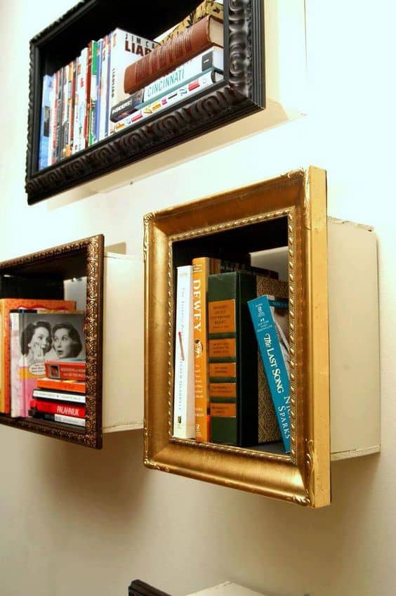 Extrude graphic frames into extraordinary bookshelves