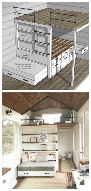 8. Use the cornet to create three sleeping zones in one