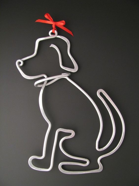 11. SHAPE A TINY DOG DECORATION