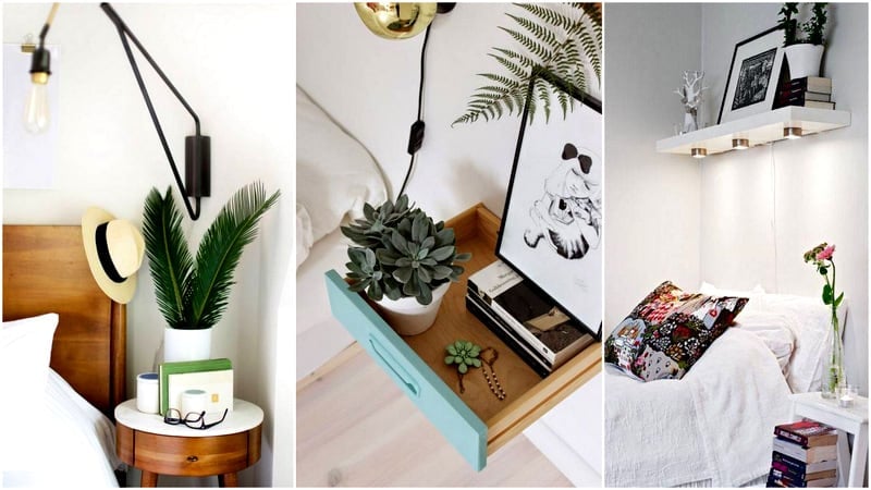21 Super Small Nightstands Ready to Fit in Petite Bedrooms