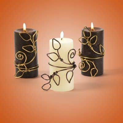 22. CREATE DECORATIONS FOR CANDLES