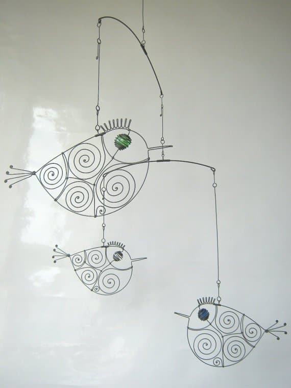 33. DESIGN A SCULPTURAL BIRD MOBILE