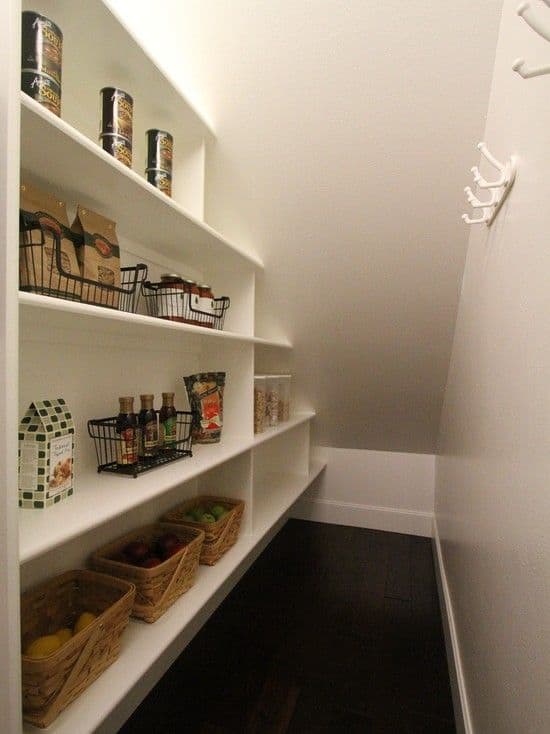 8. Under stair storage for the fresh produce