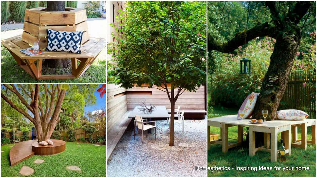 1 22 Creative and Inspiring Tree Seats Around Trees