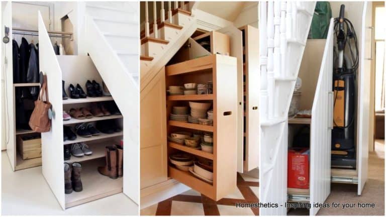 18 Useful Designs for Under Stair Storage
