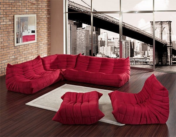 6. SCULPTURAL WAVERUNNER floor level sofa MODULES