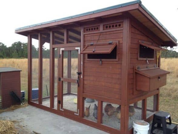 CHICKEN COOP PALACE IN WOOD