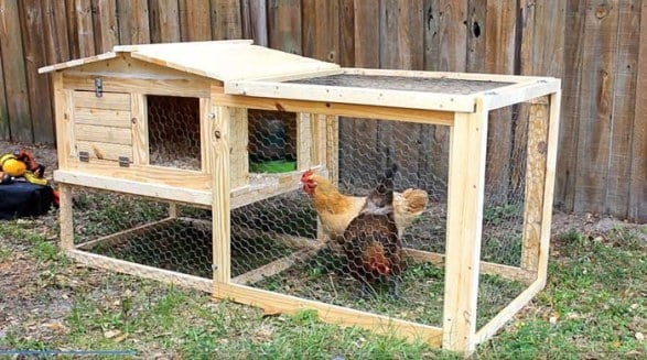ONE SMALL CHICKEN COOP