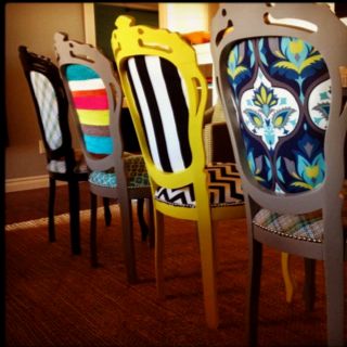 13. DIVERSITY IN TEXTILES dinning chairs