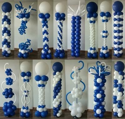 17. DIFFERENT WAY TO USE BALLOONS IN PILLAR INSTALLATIONS