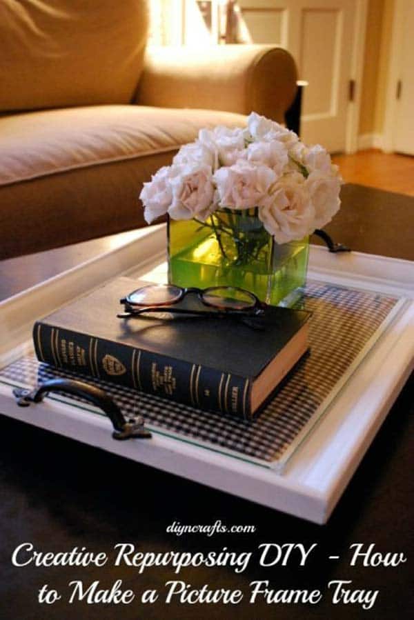 19. CREATE A COFFEE TABLE TRAY