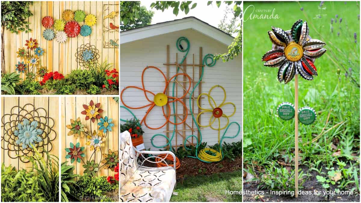 89+ Salvaged garden art projects - easy projects to enhance your garden!