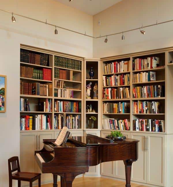 Track-lighting-is-an-ideal-way-to-light-up-home-libraries-and-bookshelves