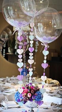 6. PAPER HEARTS AND TRANSPARENT BALLOONS
