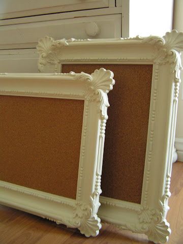 9. LUXURIANT ELEGANT FRAME AND SIMPLE CORK BOARD