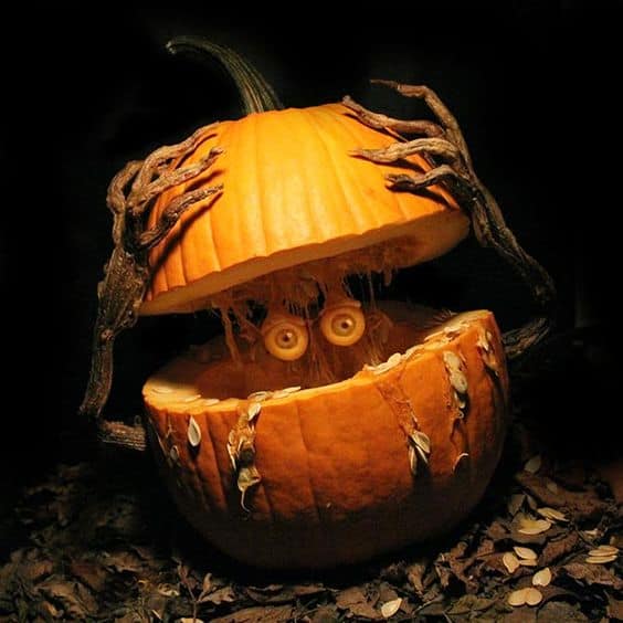 25. SCULPT YOUR PUMPKIN INTO ARTWORK